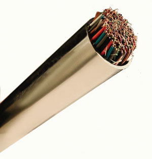 FOTO 5 300 Aluminum tubes with coaxial cable.